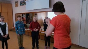 Распевание с ансамблем 3-класса Образцового фольклорного коллектива "Воробейка"