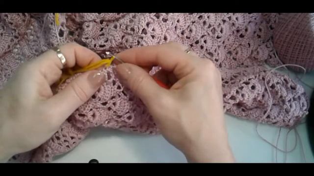 Петли для пуговиц  крючком за один ряд