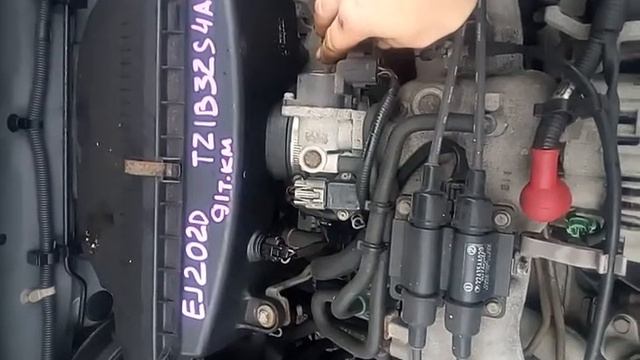 Видео работы двигателя EJ202 SG5 смотреть онлайн