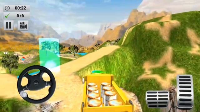 Cargo Truck Driving Dangerous Mountain - Cargo Truck Driving Simulator Android Gameplay смотреть онлайн