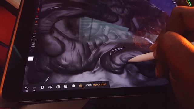 Sculpting using Nomad with an iPad Pro & Apple Pencil смотреть онлайн