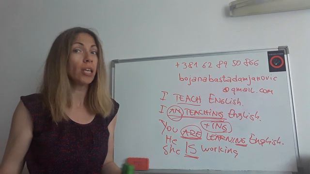 Lesson 005 - Present Continuous Tense - English Language Course смотреть онлайн