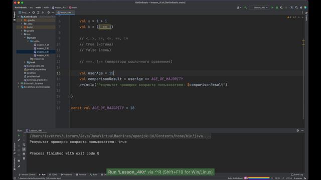 Урок 4_ Операторы сравнения (отношения), логические операторы смотреть онлайн