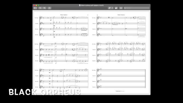 SAXOPHONE YAMAHA YDS-150 -BLACK ORPHEUS PARA 4 SAX. смотреть онлайн