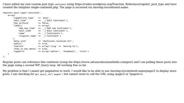 Wordpress: Add pagination to custom page смотреть онлайн