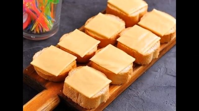 Канапе с колбасой и сыром смотреть онлайн