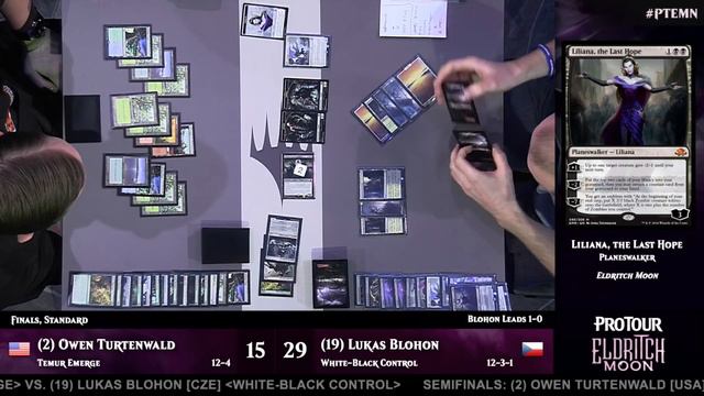 Pro Tour Eldritch Moon Finals: Lukas Blohon vs. Owen Turtenwald смотреть онлайн