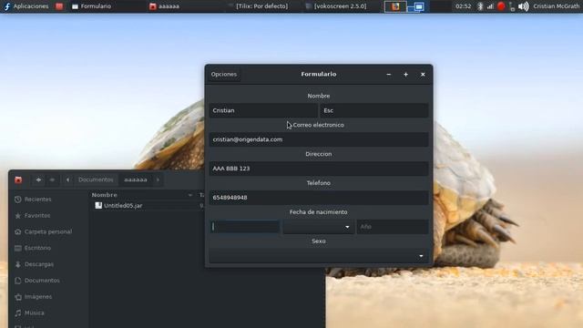 Formulario PDF GTK+ смотреть онлайн