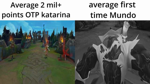 Average OTP Katarina vs Average first time Mundo смотреть онлайн