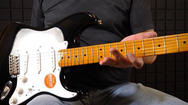 Fender Squier Classic Vibe Stratocaster Black смотреть онлайн