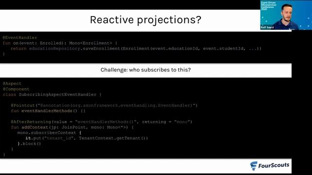 Rolf Suurd - Modern multi-tenancy reactive CQRS/ES system with Kotlin and MongoDB, Oh... and Axon! смотреть онлайн