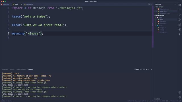IMPORT Y EXPORT EN JAVASCRIPT | MANEJO DE MÓDULOS смотреть онлайн