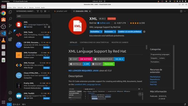 Elaboración de documentos XML con Visual Studio Code. - ✅❶LM01 смотреть онлайн
