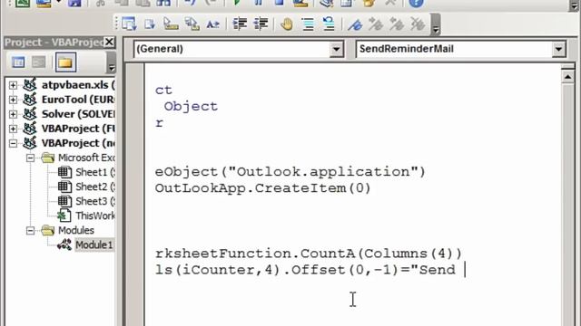 How to send email reminder automatically from Excel Worksheet using VBA смотреть онлайн