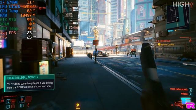 Cyberpunk 2077 | GTX 970 FPS Test [All Settings] смотреть онлайн