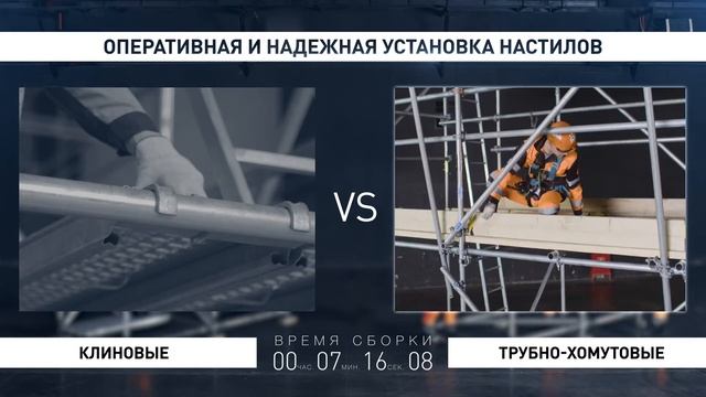 Модульные леса «СОЮЗ» VS трубно-хомутовые леса смотреть онлайн
