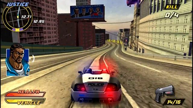 Pursuit Force Extreme Justice PPSSPP Gameplay Full HD / 60FPS смотреть онлайн