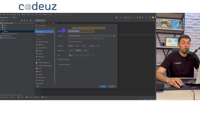 #3 Java JDBC Library project - Create project смотреть онлайн