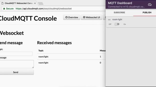 Internet of Things: Cloudmqtt and IOT MQTT Dashboard android app integration testing смотреть онлайн