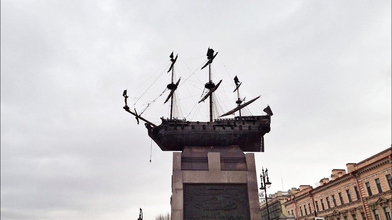 Санкт-Петербург. Весна. Гуляем по городу. смотреть онлайн