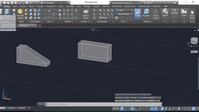 3D - Making Exact Shapes - AutoCAD 2019 смотреть онлайн