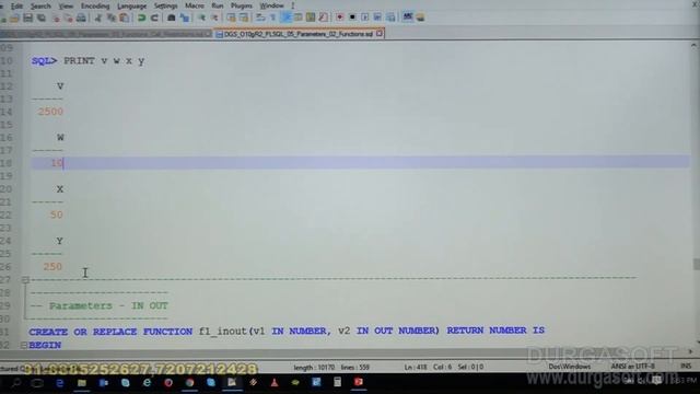 OracleTutorial || onlinetraining|| pl/sql ||Parameters Part-4 by Basha смотреть онлайн