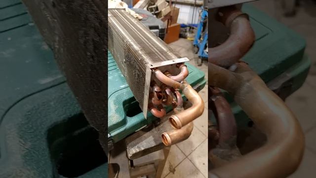 ремонт пайка радиатора печки часть 1 смотреть онлайн