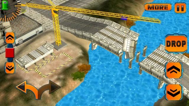 Bridge Construction Builder Android Gameplay смотреть онлайн