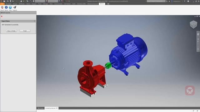 How to export Inventor to Revit using BXF? - BIMDeX Tutorial смотреть онлайн