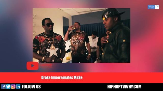 Drake Impersonates Mase And Wearing Big Size Jersey With Mase's Name 'Dra$e In The Building' смотреть онлайн