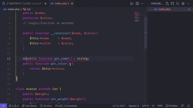 7 PHP OOP Abstract Class смотреть онлайн
