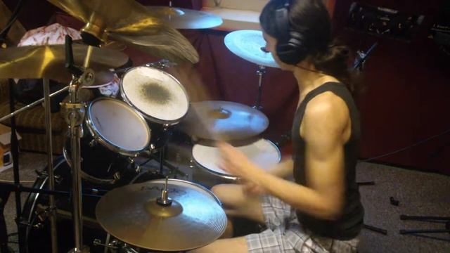 Thunderwar - Black Storm Will Unfold (drum cover) смотреть онлайн