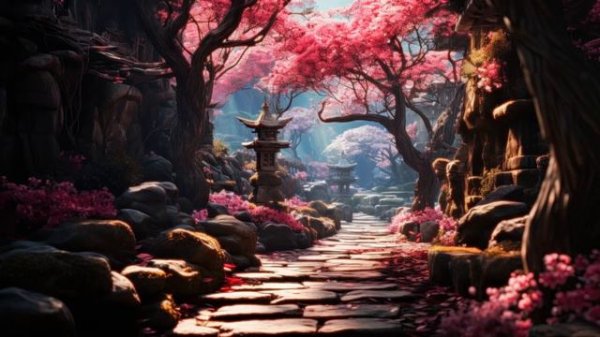 Relaxing Zen Music - Shinto Forest with Japanese Flute Music and Nature Sounds