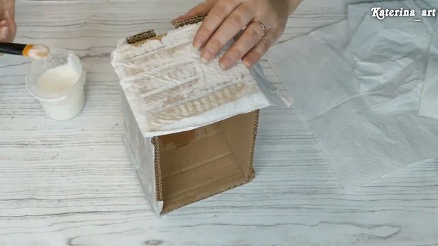 СУНДУК из картона. Своими руками. смотреть онлайн