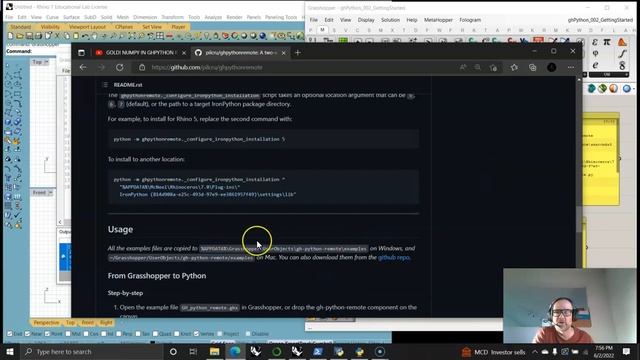 UNDERSTANING ALGORITHMS with the ghpython remote in Grasshopper for Rhino GETTING STARTED смотреть онлайн