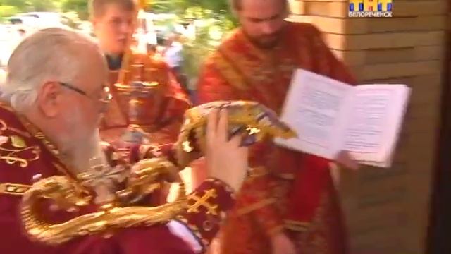 Владыка Исидор освятил храм в поселке Южном смотреть онлайн