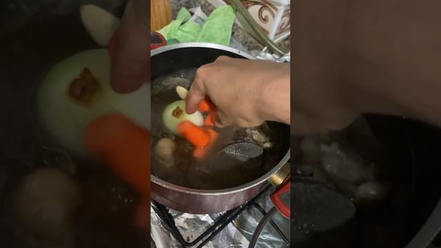 Полезный Суп из говяжьих костей !