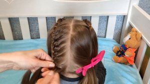 Прическа в садик за 10 мин - Hairstyle 2022