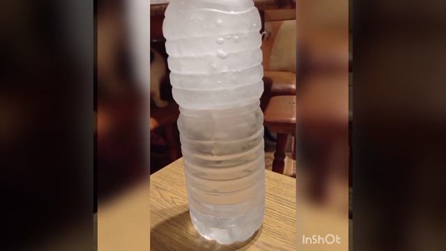 мгновенное замерзание воды в бутылке (фокус) смотреть онлайн