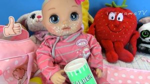 Мама Промывает Ротик от Детской Присыпки! Мультики Как Мама Куклы Беби Бон 108мама тв