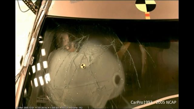 2005-2012 Toyota Avalon NHTSA Full-Overlap Frontal Crash Test смотреть онлайн