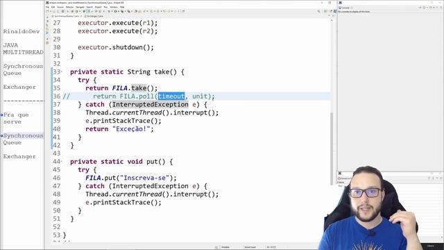TROCANDO dados entre duas THREADS de forma SÍNCRONA e FÁCIL! смотреть онлайн