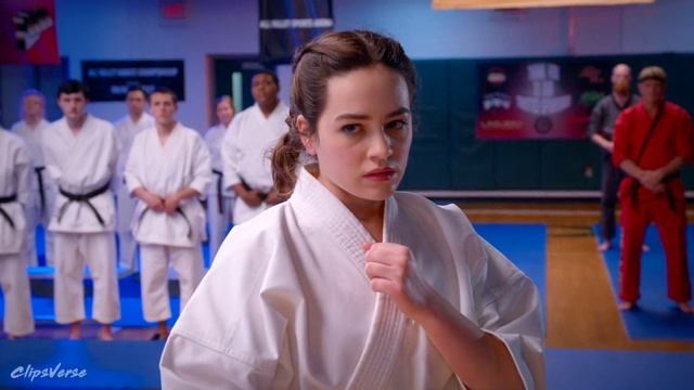 Sam vs Piper Tournament Fight [1080p 60fps] | Cobra Kai Season 4 смотреть онлайн