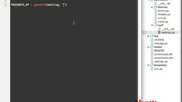 Django Screencasts - Application Settings Part 6 (6/7) смотреть онлайн