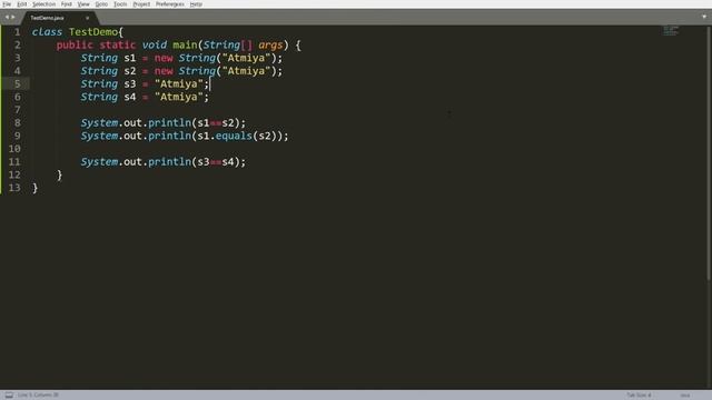 Difference in Java == Vs equals() with Practical Demo смотреть онлайн