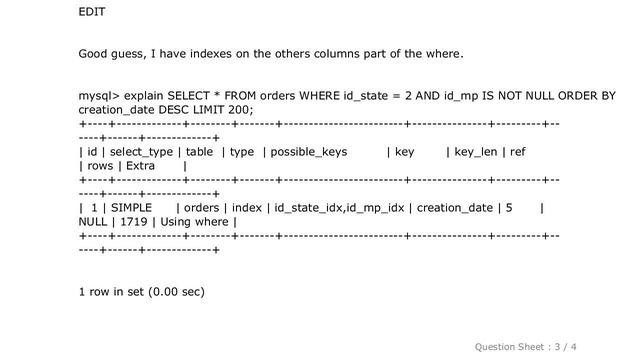 MySQL : Why is MySQL slow when using LIMIT in my query? смотреть онлайн