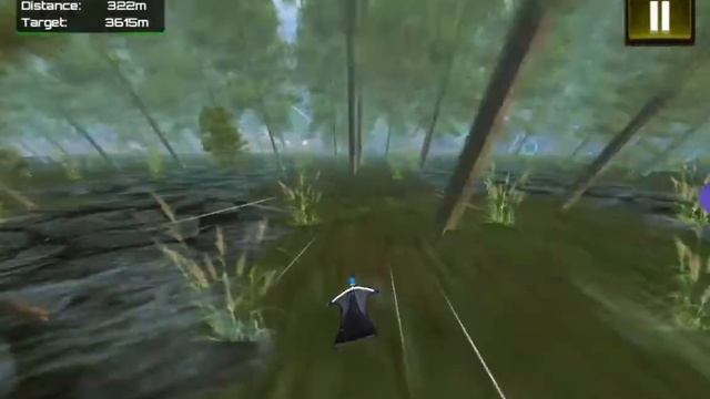 Супом полёт в костюме крыло