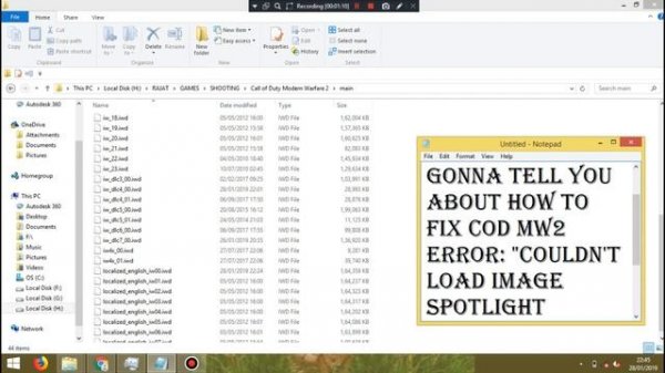 [Read Description]Call of duty modern warfare 2. Error fix 'Falloff linear or spotlight lensfare'