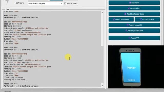 HONOR 6A DLI-TL20 FRP  / Удалить Гугл аккаунт  / Octopus Huawei