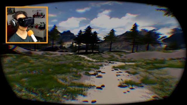 EXTREME MOUNTAIN BIKING WITH OCULUS RIFT! смотреть онлайн